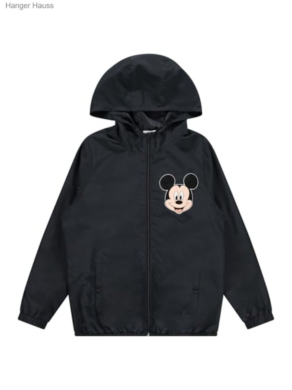 Mickey Mouse Women's Lightweight Hooded Windbreaker Jacket with Hood